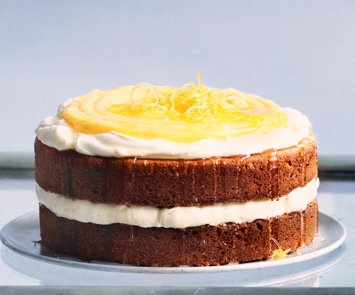 **[Lemon curd sponge cake](https://www.gourmettraveller.com.au/recipes/browse-all/lemon-curd-sponge-cake-12672|target="_blank"|rel="nofollow")**