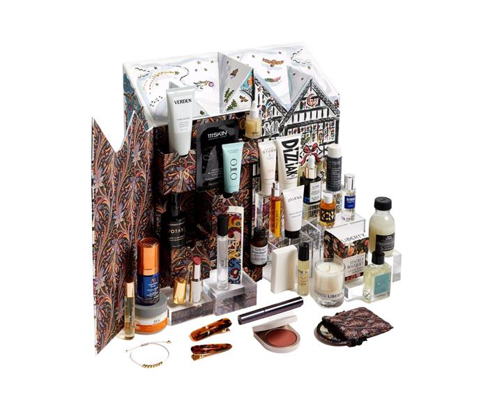 **[Liberty London beauty advent calendar, £250, Liberty](https://go.skimresources.com?id=105419X1577742&xs=1&xcust=gt&url=https%3A%2F%2Fwww.libertylondon.com%2Fuk%2Fliberty-beauty-advent-calendar-2023-000785490.html|target="_blank"|rel="nofollow")**

Offering 29 coveted beauty buys worth almost $2000 from the likes of Le Labo, Augustinus Bader and Surratt, this Liberty advent calendar is heralded not without reason.
<br><br>
**[SHOP NOW](https://go.skimresources.com?id=105419X1577742&xs=1&xcust=gt&url=https%3A%2F%2Fwww.libertylondon.com%2Fuk%2Fliberty-beauty-advent-calendar-2023-000785490.html|target="_blank"|rel="nofollow")**