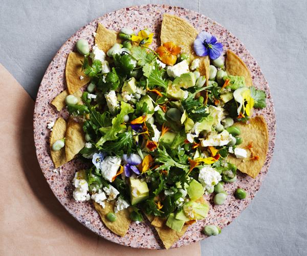 **[Fried tortillas with broad beans, feta and lime](https://www.gourmettraveller.com.au/recipes/browse-all/fried-tortillas-with-broad-beans-feta-and-lime-16617|target="_blank")**