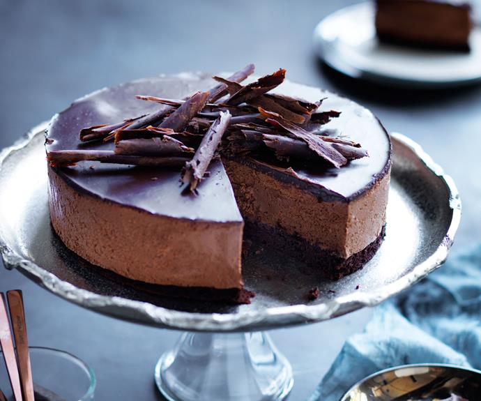 **[Chocolate mousse cake](https://www.gourmettraveller.com.au/recipes/browse-all/chocolate-mousse-cake-14231|target="_blank")**