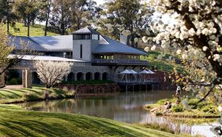 Exterior view of Millbrook Winery restaurant in Perth Hills suburb of Jarrahdale